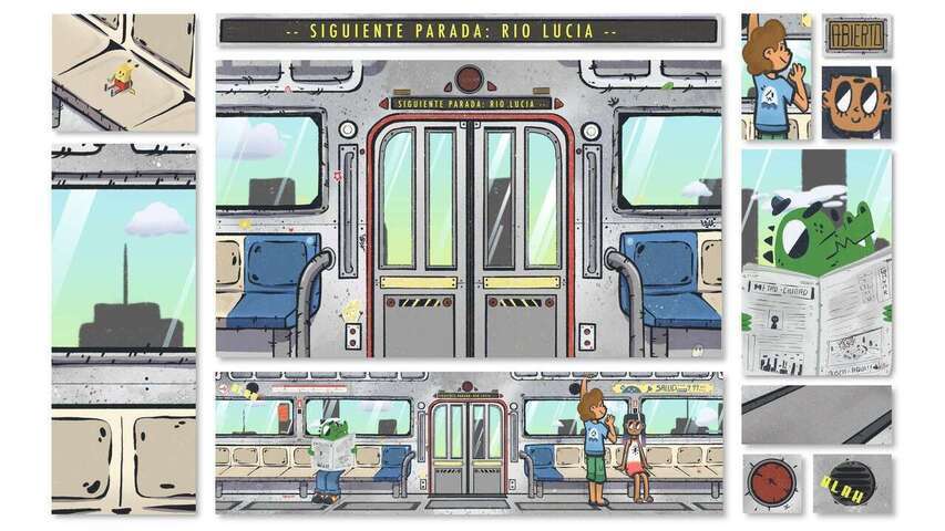 Un dia en el metro